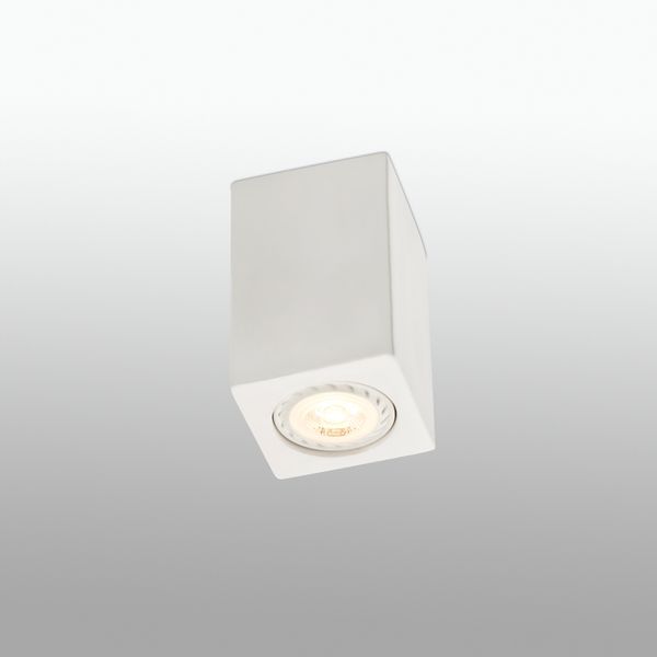 SVEN WHITE SQUARE CEILING LAMP image 2
