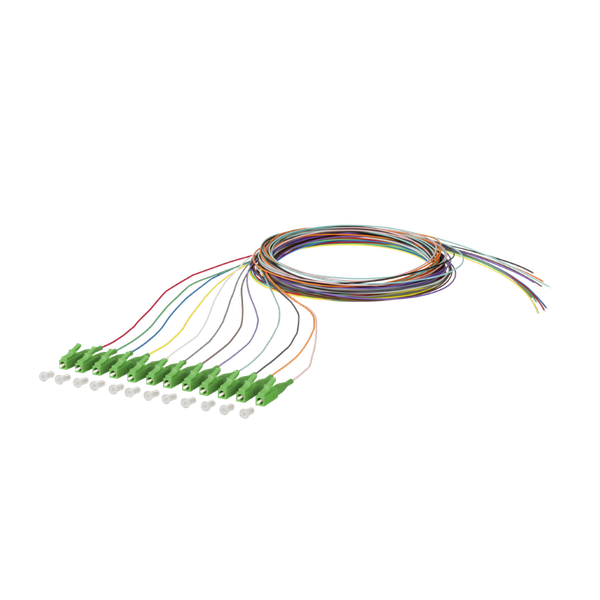 OpDAT pigtail LC APC, OS2, 12 colors image 3