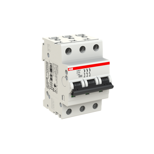 S203P-Z4 Miniature Circuit Breaker - 3P - Z - 4 A image 5