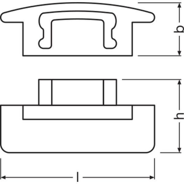 Flat Profiles for LED Strips -PF03/EC image 3