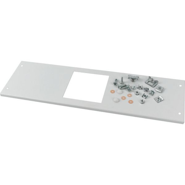Front cover, +mounting kit, for NZM3, horizontal, 4p, HxW=250x600mm, grey image 5