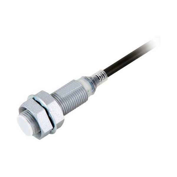 Proximity sensor, inductive, brass-nickel, Spatter-coating, M12, shiel image 1