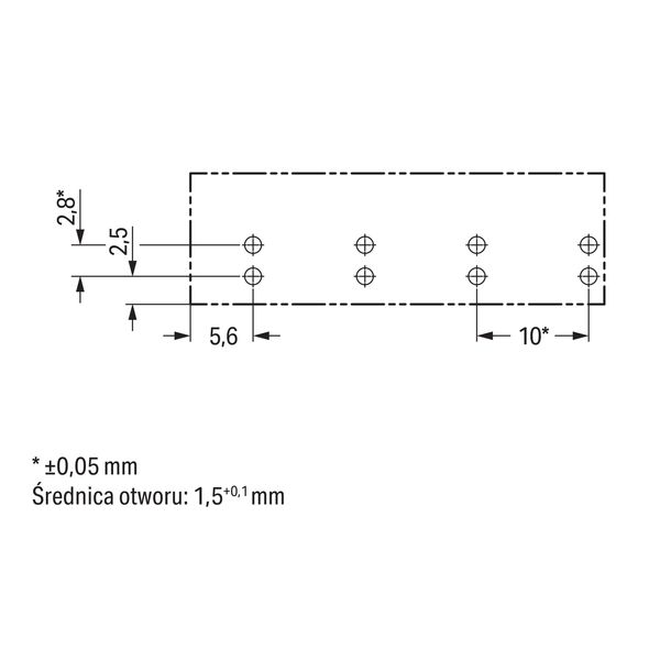 Socket for PCBs straight 4-pole gray image 7