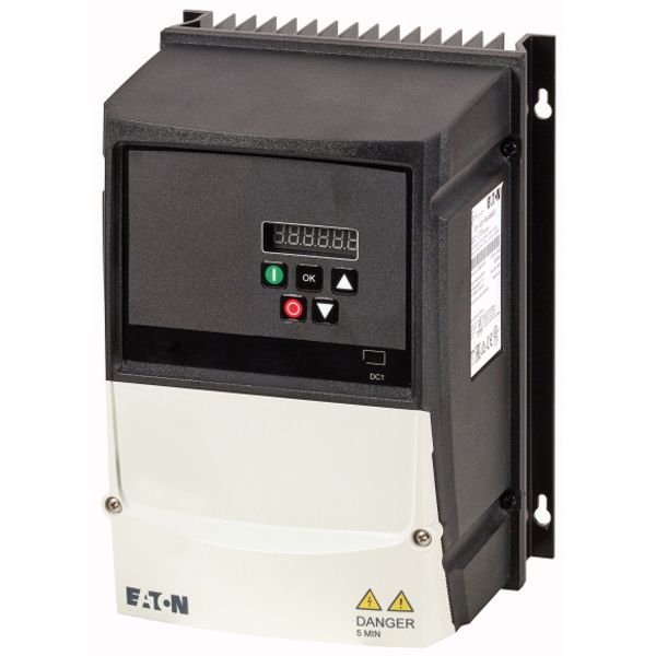 Variable frequency drive, 230 V AC, 3-phase, 7 A, 1.5 kW, IP66/NEMA 4X, Radio interference suppression filter, Brake chopper, 7-digital display assemb image 3