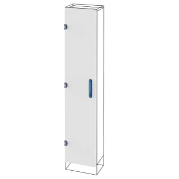 BLIND DOOR - FOR EXTERNAL COMPARTMENT - QDX 630 L - FOR STRUCTURE 400X1800MM image 1