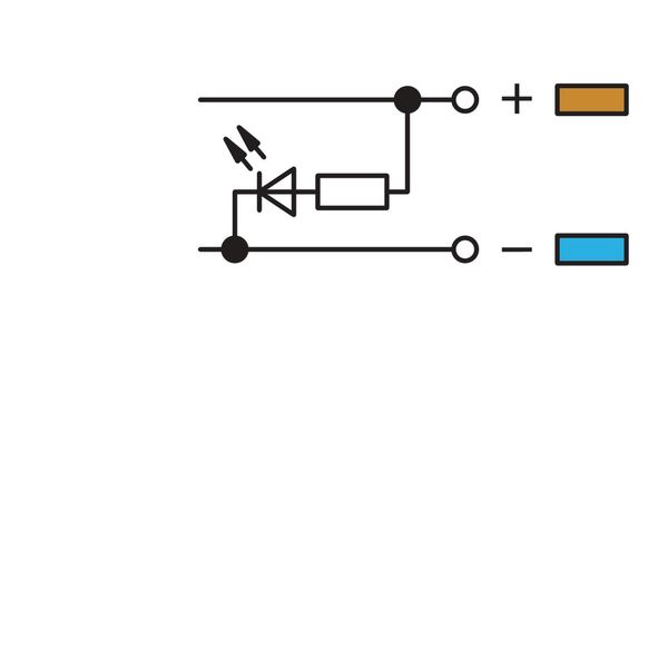4-conductor sensor supply terminal block LED (green) for PNP-(high-sid image 2