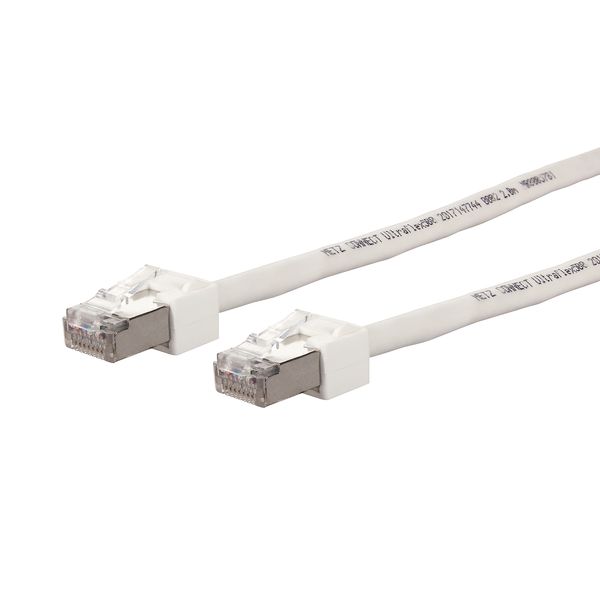 Patch cord Cat.6 Ultraflex500 VoIP AWG 26 0.5 m white image 2