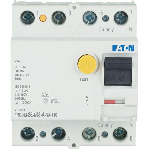 Residual current circuit breaker (RCCB), 25A, 4p, 300mA, type A image 9