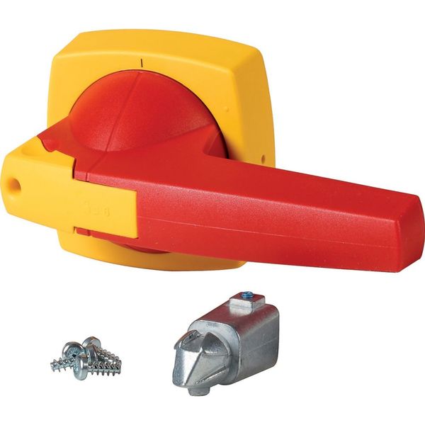 Toggle, 12mm, door installation, red/yellow, padlock image 4