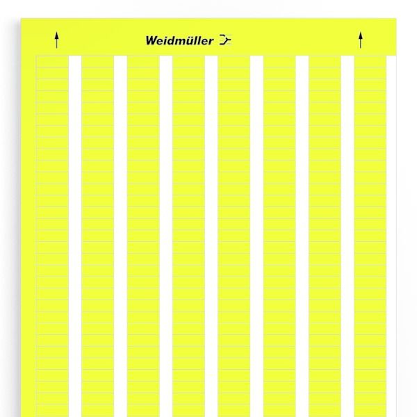Device marking, Self-adhesive, 18 mm, Polyester, PVC-free, yellow image 2