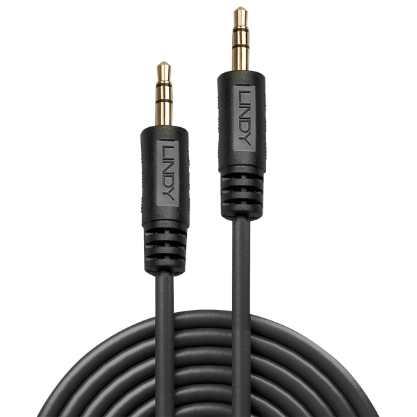 Audio Cable 3.5 mm Stereo, 1m 3.5mm St. Jack m/m gold plated image 2