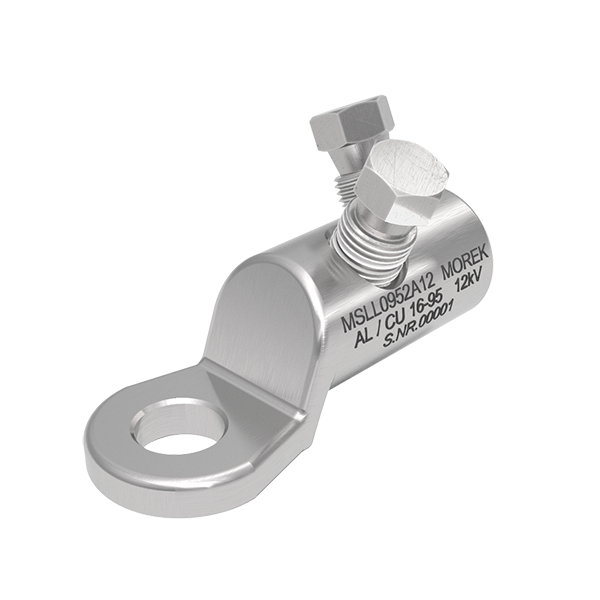 MSLL96 Al/Cu 16-95mm² 12kV 2xAluminum screw SB cable lug M12 image 1