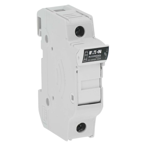 Fuse-holder, LV, 30 A, AC 600 V, 10 x 38 mm, CC, 1P, UL, DIN rail mount image 13
