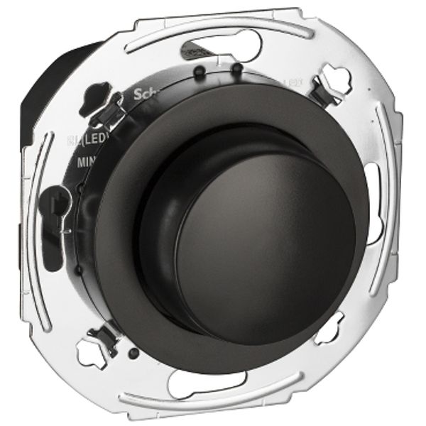 Renova universal rotary dimmer for LED lamps 400 W, black image 3
