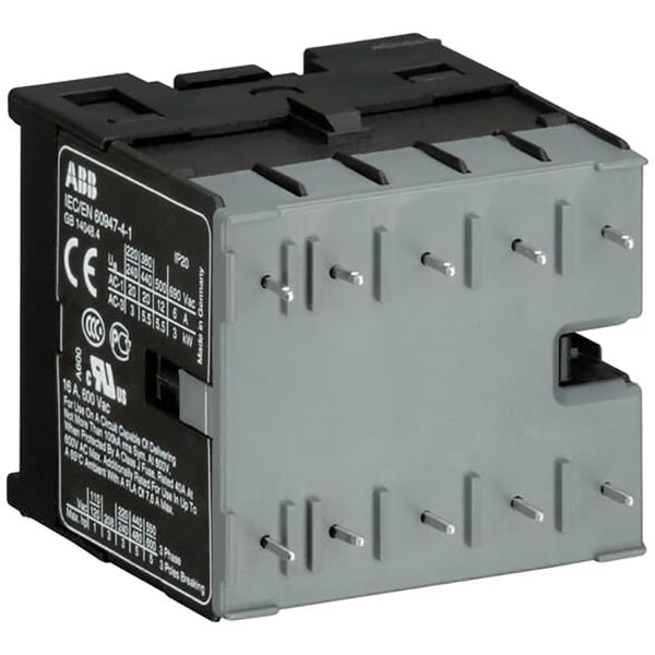 BC7-30-01-P-2.4-51 Mini Contactor 17 ... 32 V DC - 3 NO - 0 NC - Soldering Pins image 1