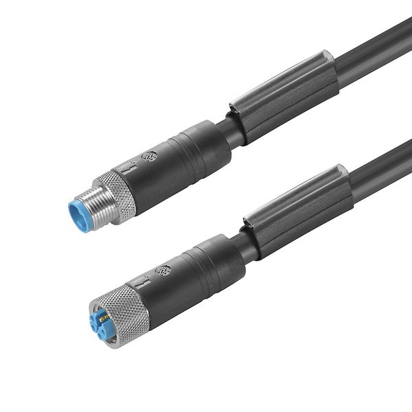 Sensor-actuator Cable (assembled), Connecting line, M12 / M12, Number  image 1