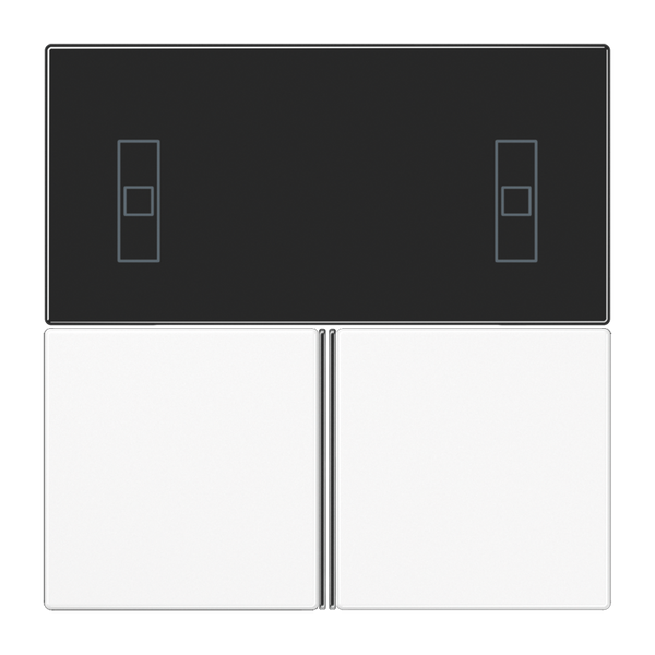 Push button KNX Cover kit, complete, white image 3