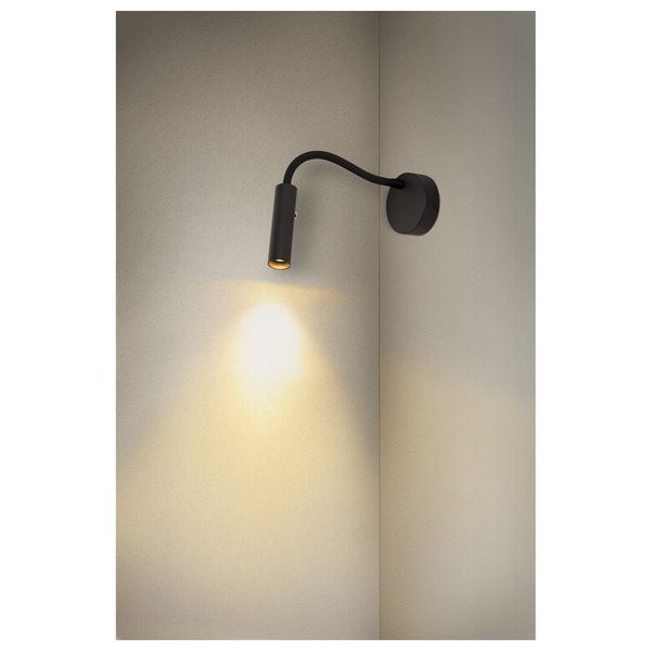 KARPO GOOSE, wall-mounted luminaires black 5,8W 3000K 40ø image 3