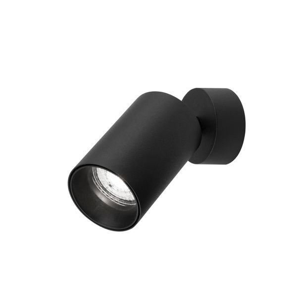 Sandy Black Aluminium   LED GU10 1x10 Watt 220-240 Volt  IP20 Bulb Excluded   D: 5.7 H1: 9 H2: 13 cm Rotating & Adjustable image 1