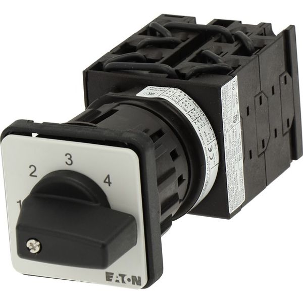 Step switches, T0, 20 A, centre mounting, 5 contact unit(s), Contacts: 10, 45 °, maintained, Without 0 (Off) position, 1-5, Design number 15139 image 5