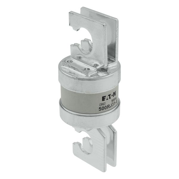 Utility fuse-link, LV, 500 A, AC 415 V, BS88/J, 49 x 131 mm, gL/gG, BS, 92mm fixing centres image 46