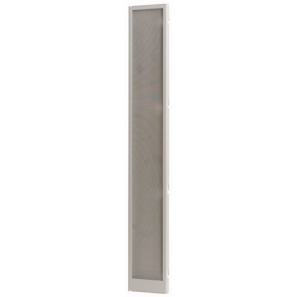 Grid / metal braiding IP4X for rear walls, 1 column, grey image 1