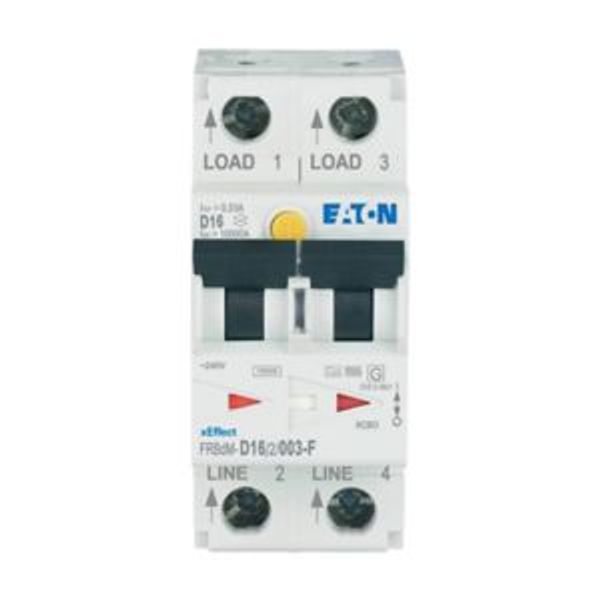 Digital RCD/MCB combination, 16 A, 30 mA, MCB trip characteristic: D, 2p, RCD trip characteristic: F image 10