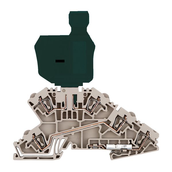 Fuse terminal, Tension-clamp connection, Fuse cartridge, for plug-in c image 3