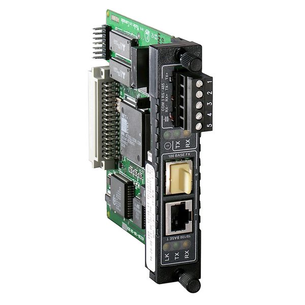 Ethernet communication card - 10/100 Mbits/s copper or 100 Mbits/s fiber-optic image 2