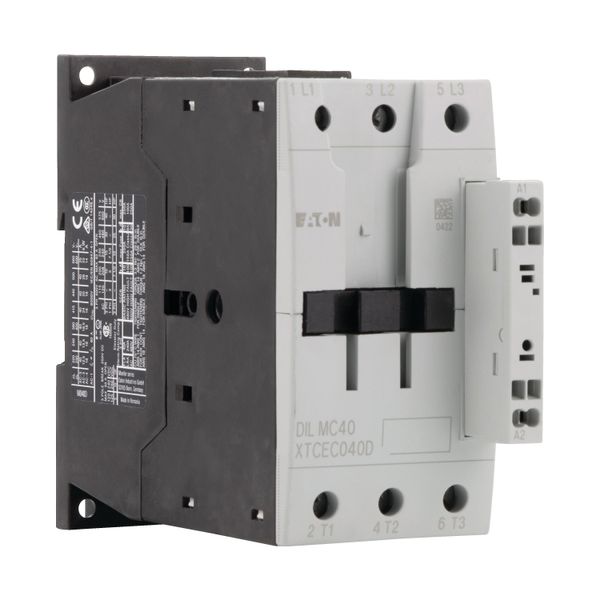 Contactor, 3 pole, 380 V 400 V 18.5 kW, 230 V 50/60 Hz, AC operation, Spring-loaded terminals image 8