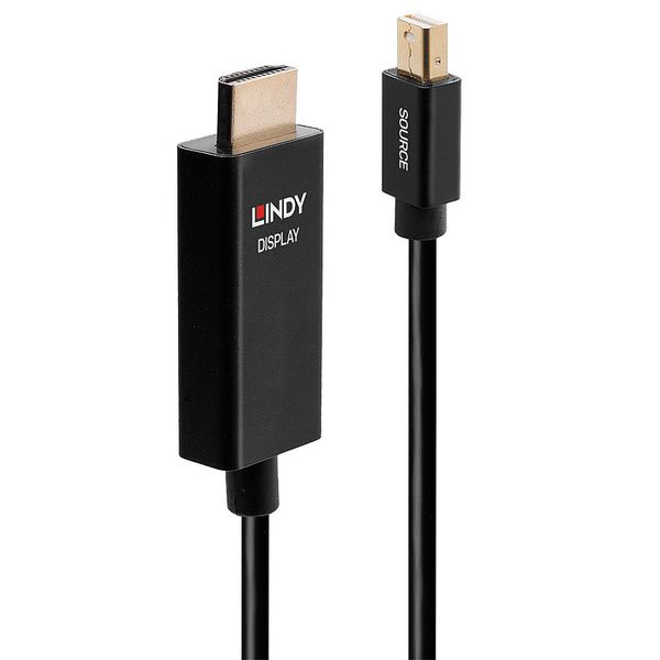 1m Mini DisplayPort to HDMI® 4K60hz Adapter Cable Connects a single Mini DisplayPort device to HDMI® Display with a maximum resolution upto 4096x2160@60Hz image 1