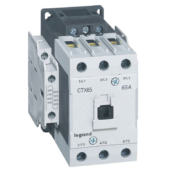 CTX CONTACTOR 3P 65A 2NO2NC 48V DC LUG SZ4 image 1