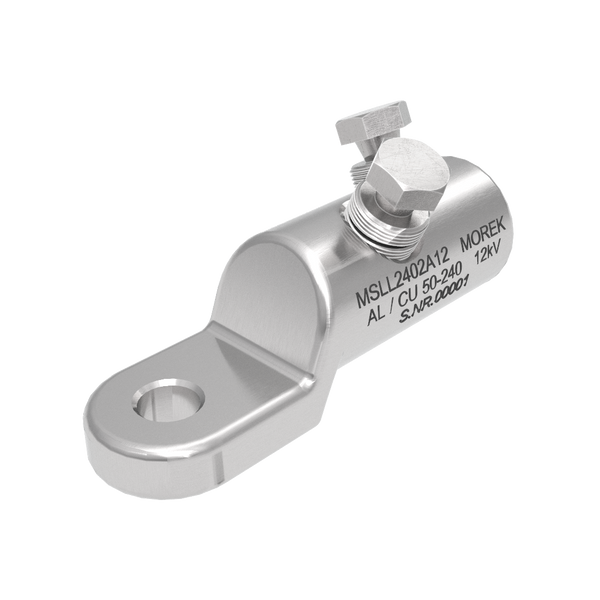 MSLL240 Al/Cu 50-240mm² 12kV 2xAluminum screw SB cable lug M12 image 1