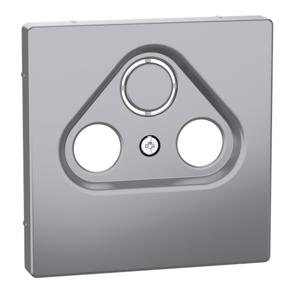 Central plate for antenna sock.-out.s 2/3 holes, stainless steel, System Design image 4