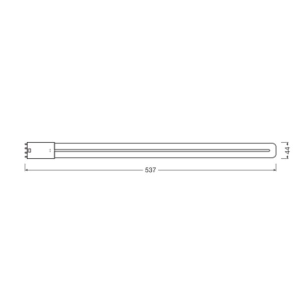 DULUX LED L HF & AC MAINS V 25W 840  2G11 image 8