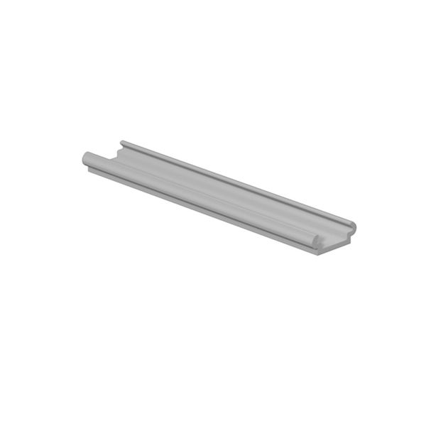 Device marking holder, Self-adhesive, 10 mm, PVC, grey image 1