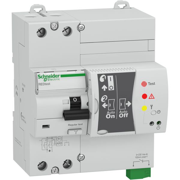 RCCB with re-closer - REDtest - 2 poles - 25 A - class A - 30 mA image 1