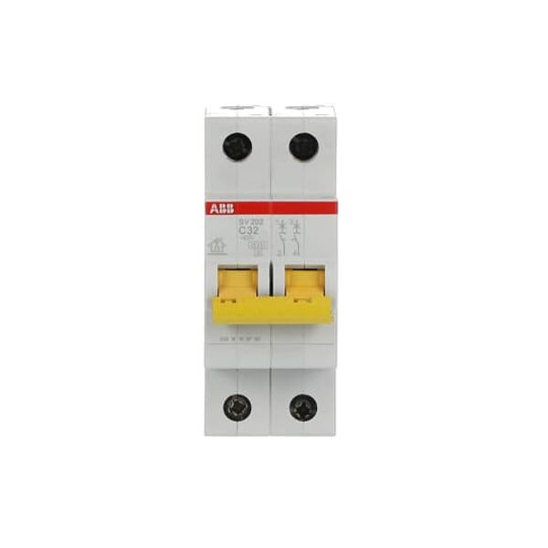 SV202-C32 Miniature Circuit Breaker - 2P - C - 32 A image 1