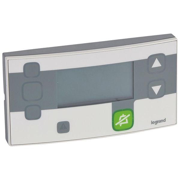 Secondary control unit Mosaic - for room or corridor - 4 modules - Antimicrobial image 1