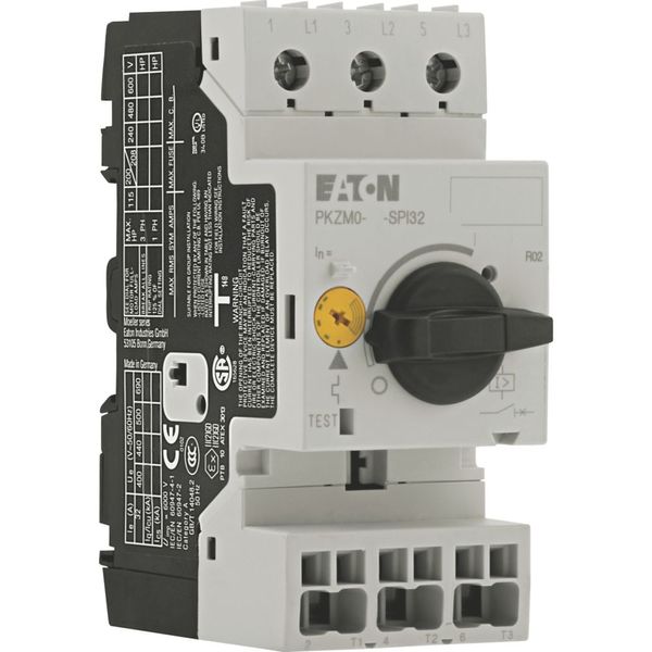 Motor-protective circuit-breaker, 0.09 kW, 0.25 - 0.4 A, Feed-side screw terminals/output-side push-in terminals, MSC image 7