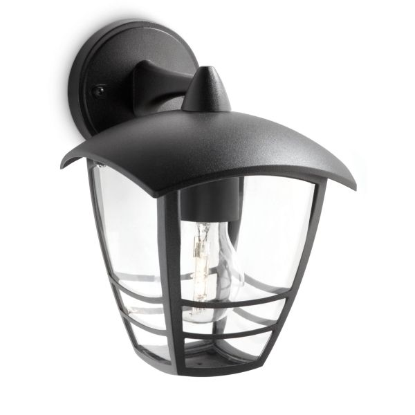 Creek wall lantern black 1x60W 230V image 1