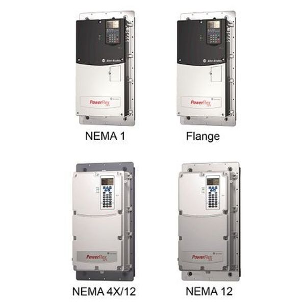 Allen-Bradley, 20AD052A0AYNANC0, PowerFlex70 AC Drive, 480 VAC, 3 PH, 52 Amps, 40 HP Normal Duty, 30 HP Heavy Duty,Panel Mount - IP20 / NEMA Type 1 image 1