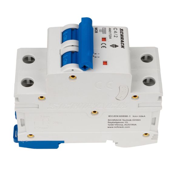 Miniature Circuit Breaker (MCB) AMPARO 10kA, C 4A, 2-pole image 4