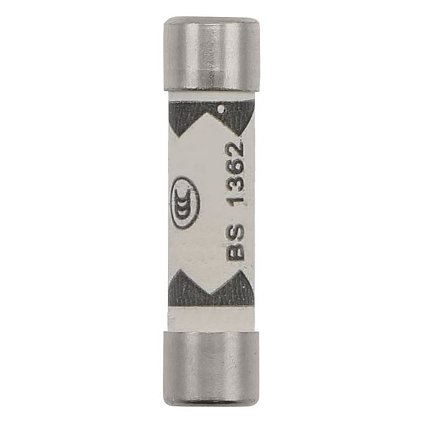 Fuse-link, Overcurrent NON SMD, 1 A, AC 240 V, BS1362 plug fuse, 6.3 x 25 mm, gL/gG, BS image 56