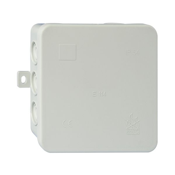 FR junction box E114, 100x100x40mm, IP54, large (E114) image 1