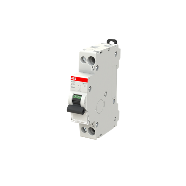 SN201 L-B10 Miniature circuit breaker - 1+NP - B - 10 A image 2