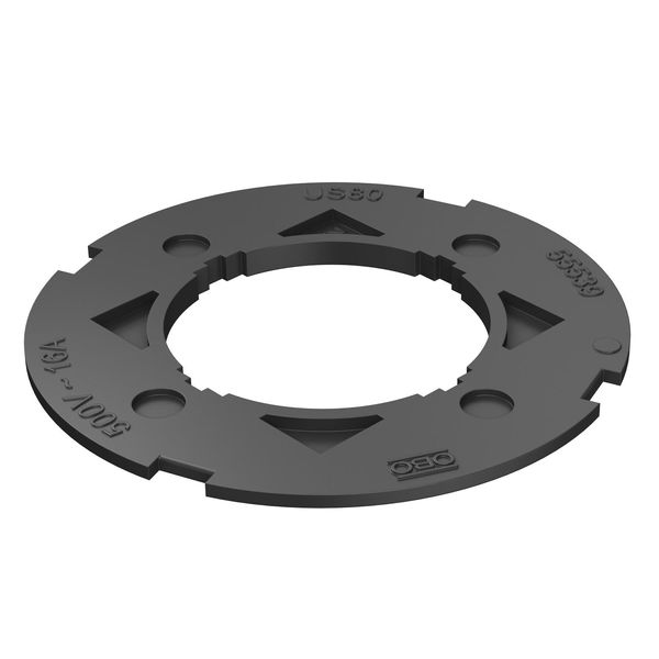 Device cover plate for accessory with EKR support ring image 1