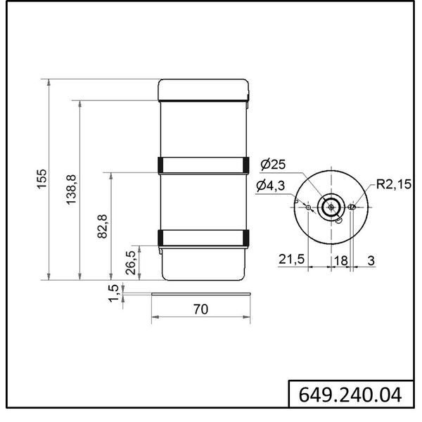 Signal tower KS71 BWM 24VAC/DC GN/RD image 3