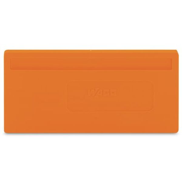 Separator plate 2 mm thick oversized orange image 1