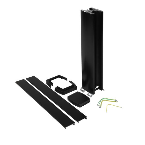 Universal mini column 2 compartments 0.68m black image 2